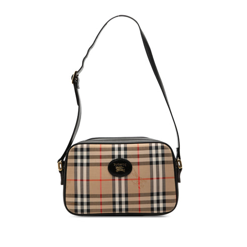 Camera Bag Vintage Check Canvas Medium