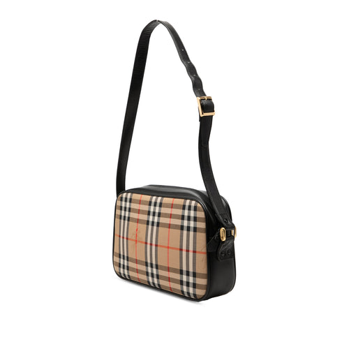 Camera Bag Vintage Check Canvas Medium