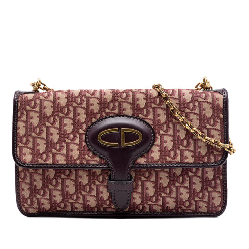 Dioraddict Flap Bag Oblique Canvas Small