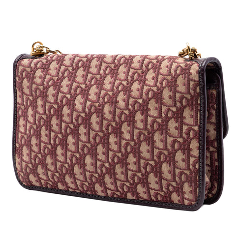 Dioraddict Flap Bag Oblique Canvas Small