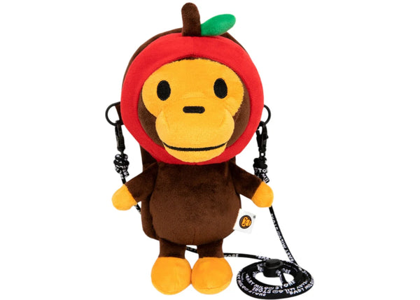 BAPE Baby Milo Plush Mobile Bag Bright Red
