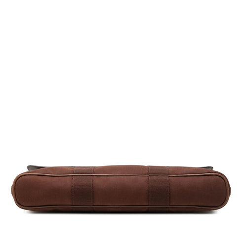 Valparaiso East West Bag Toile and Leather PM
