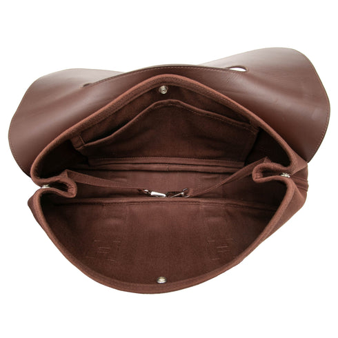 Valparaiso East West Bag Toile and Leather PM