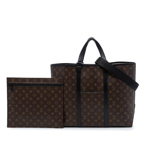 Weekend Tote Macassar Monogram Canvas GM