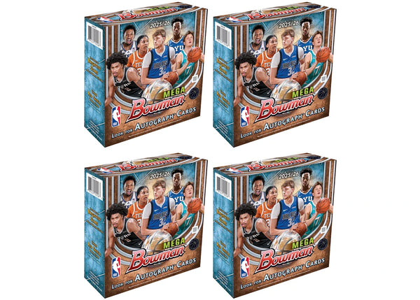 2025/26 Bowman Basketball Mega Box 4x Lot