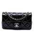 Classic Single Flap Bag Quilted Patent Extra Mini