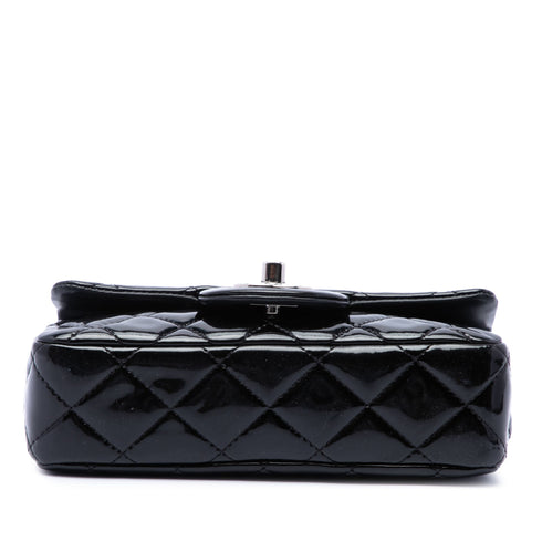 Classic Single Flap Bag Quilted Patent Extra Mini