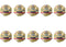 Squishy Bun The Original Mystery Dumpling-Seashell Edition Blind Box 10 Lot