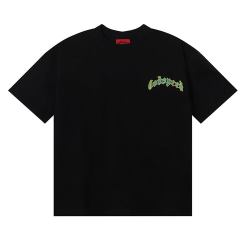 Godspeed T-shirts Masked Man Printed Cotton Crew Neck Short Sleeve Men and Women