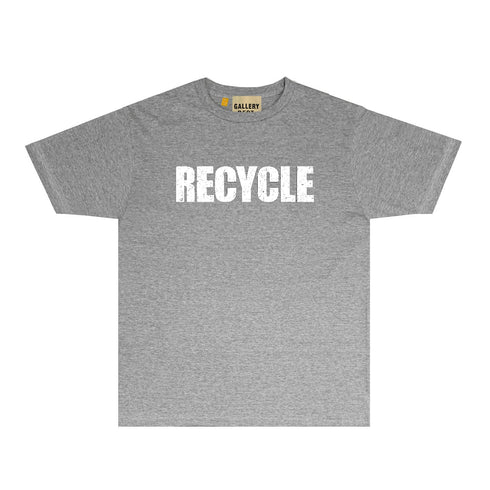 Gallery Dept T Shirt Retro Printed Loose Short-Sleeved Shirt