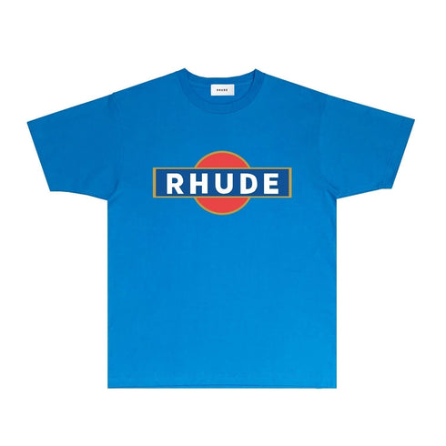 Rhude T-shirts Printed Trendy Pure Cotton