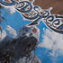 Godspeed T-shirts Blue Sky White Clouds Poppy Skull Planting Printing Cotton Casual Short Sleeves Men and Women