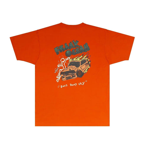 Gallery Dept T Shirt Retro Printed Loose Short-Sleeved Shirt