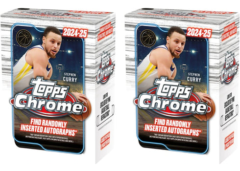 2024/25 Topps Chrome Basketball Value Box 2x Lot
