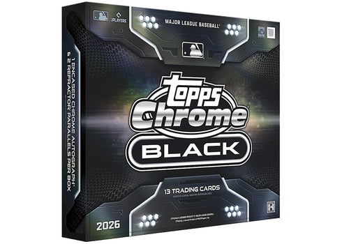 2026 Topps Chrome Black Baseball Hobby Box