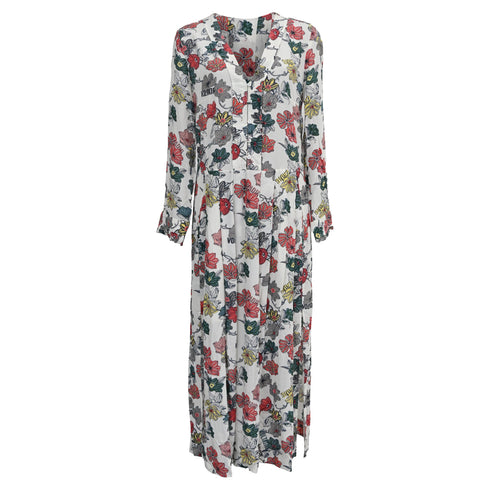 Women's Zadig & Voltaire Roux Print Midi Dress in Floral Print Viscose