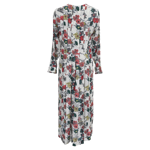 Women's Zadig & Voltaire Roux Print Midi Dress in Floral Print Viscose