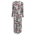 Women's Zadig & Voltaire Roux Print Midi Dress in Floral Print Viscose