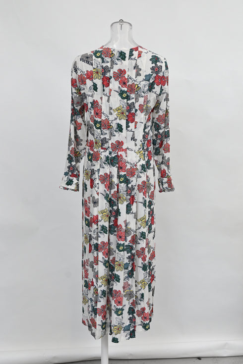 Women's Zadig & Voltaire Roux Print Midi Dress in Floral Print Viscose