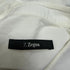 Men's Z Zegna Button-Down Long Sleeve Shirt in White Cotton