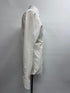 Men's Z Zegna Button-Down Long Sleeve Shirt in White Cotton