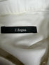 Men's Z Zegna Button-Down Long Sleeve Shirt in White Cotton