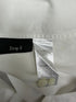 Men's Z Zegna Button-Down Long Sleeve Shirt in White Cotton