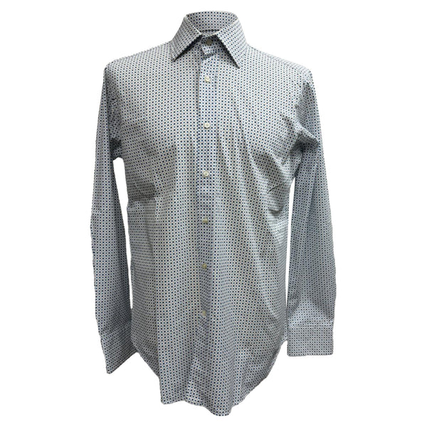Men's Etro Patterned Button Down Shirt in Multicolor Cotton
