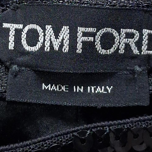 Women's Tom Ford Sequined Leggings in Black Polyamide