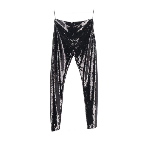 Women's Tom Ford Sequined Leggings in Black Polyamide
