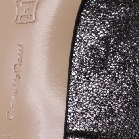 Women's Gianvito Rossi Gianvito 105 Pointed-Toe Pumps in Grey Glitter
