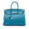 Birkin Handbag Blue Togo with Palladium Hardware 35