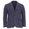 Men's Ermenegildo Zegna Pinstripe Single-Breasted Blazer in Navy Blue Wool