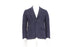 Men's Ermenegildo Zegna Pinstripe Single-Breasted Blazer in Navy Blue Wool