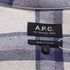 Men's A.P.C. Check-Print Long Sleeve Shirt in Multicolor Cotton