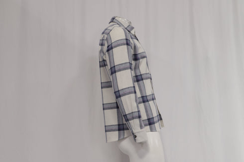 Men's A.P.C. Check-Print Long Sleeve Shirt in Multicolor Cotton