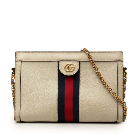 Ophidia Chain Shoulder Bag Leather Small