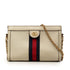 Ophidia Chain Shoulder Bag Leather Small