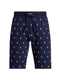 RALPH LAUREN Allover Pony Cotton Jersey Sleep Shorts Cruise Navy
