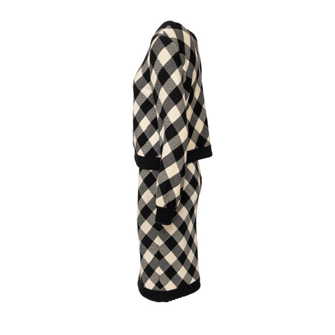 Women's Valentino Studio Checkered Wool Set - '90s