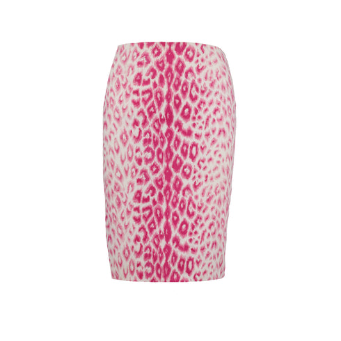 Women's Moschino Cheap and Chic Leopard Print Skirt - '10s