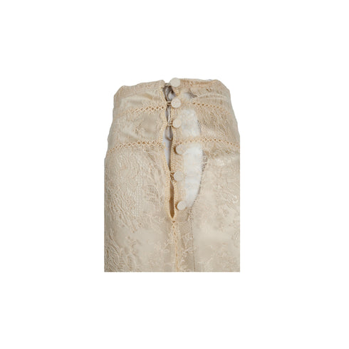 Women's Moschino Lace A-line Skirt - '10s