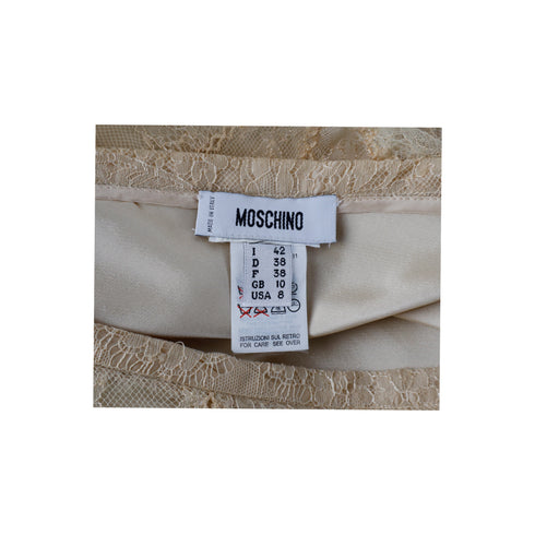 Women's Moschino Lace A-line Skirt - '10s