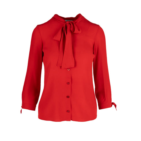 Women's Moschino Cheap and Chic Tie-knot Shirt - '10s