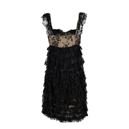 Women's Moschino Cheap and Chic Layered Lace Dress - '10s