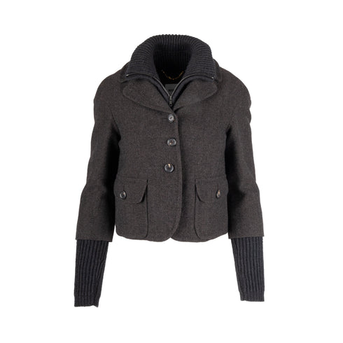 Women's Moschino Jacket with Zippered Sweater Vest - '10s