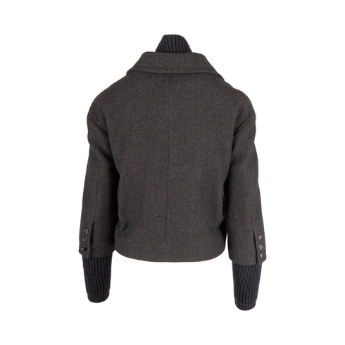 Women's Moschino Jacket with Zippered Sweater Vest - '10s