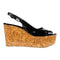 Women's Sergio Rossi Platform Wedge Sandals - '10s