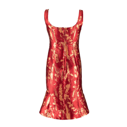 Women's Vivienne Westwood Red Label Jacquard Silk Dress - '10s