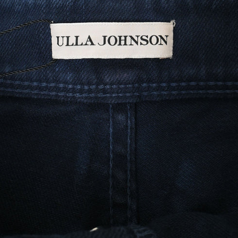 Women's Ulla Johnson Apollo Tie-Dyed Tapered Jeans in Blue Cotton